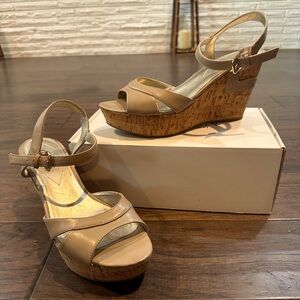 Guess Wedge Sandals, Size 8.5M